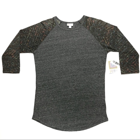 LuLaRoe Randy Raglan T-shirt - Picture 2 of 7